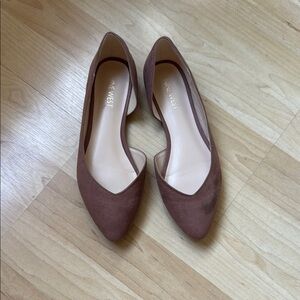 Nine West suede flats